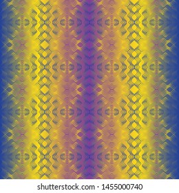 Geometric abstract symmetrical creative pattern for fabrics, clothes, prints, different design