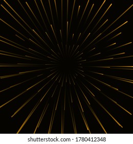 Geometric abstract technology and science background. Speed motion at night


