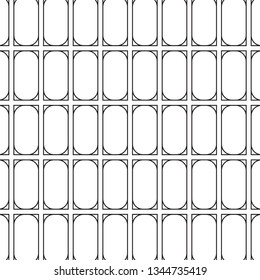 Geometric abstract texture. Curve and straight linear vector pattern, repeating linear abstract. pattern is on swatch panel.