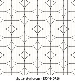 Geometric abstract texture. Curve and straight linear vector pattern, repeating linear abstract. pattern is on swatch panel.