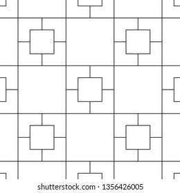 Geometric abstract texture. vector pattern, repeating square abstract. pattern is on swatch panel.