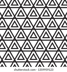 Geometric abstract texture. vector pattern, repeating triangle abstract. pattern is on swatch panel.