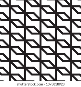 Geometric abstract texture. vector pattern, repeating linear abstract. pattern is on swatch panel.