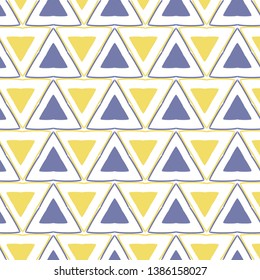 Geometric abstract texture. vector pattern, repeating triangle abstract. pattern is on swatch panel.