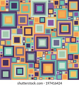 Geometric abstract texture. Vector abstract squares background illustration.