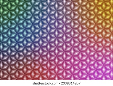 Geometric abstract triangle pattern diamond wallpaper metal background. vector illustration.