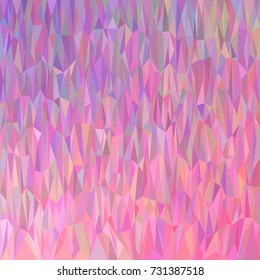 Geometric abstract triangle tile pattern background - polygon vector graphic from colored triangles in pink and colorful tones