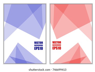 Geometric abstract triangle vector for website design and cover page