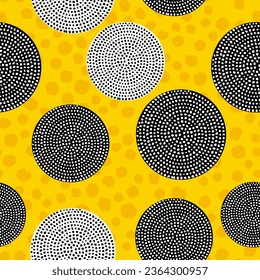 Geometric abstract triangles pattern. Afro style. Seamless vector image.