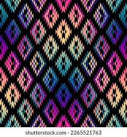 Geometric abstract triangles pattern. Seamless vector image.