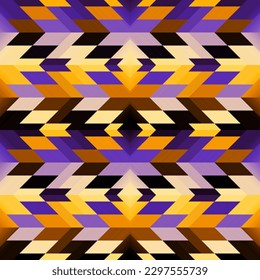 Geometric abstract triangles pattern. Seamless vector image.