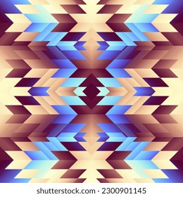 Geometric abstract triangles pattern. Seamless vector image.