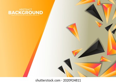 Geometric Abstract Vector Background. Original realistic ball vector abstract gradient illustration, background for magazine cover, Banner, Poster.