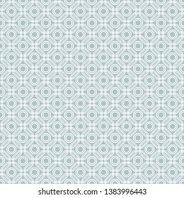 Geometric abstract vector hexagonal background. Geometric modern ornament. Seamless blue and white modern pattern