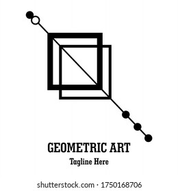 Geometric Abstract Vector Illustration Tattoo