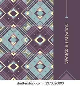 Geometric Abstract vector illustration. Trendy  texture with place for your text. Template for corporate identity and modern design.