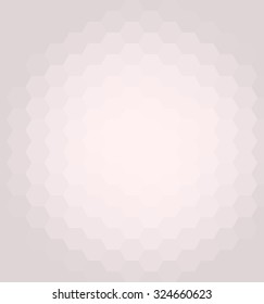 Geometric abstract vector light pink hexagons. Pattern with flow effect
