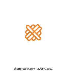 Geometric abstract vector logo design