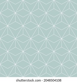 Geometric abstract vector pattern. Geometric modern ornament. Seamless light blue and white modern background