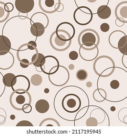Geometric abstract vector print in nude shades
