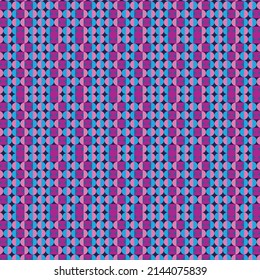  Geometric abstract vector seamless pattern with simple shapes and retro color palette. Simple colorful composition for web design, branding, invitations, posters, textile and wallpaper. 