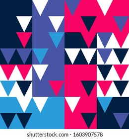 Geometric abstract vector simple elements made with a beautiful color palette. Geometrical pattern composition background, ready to use in web design, business card, invitation, poster, fashion print.