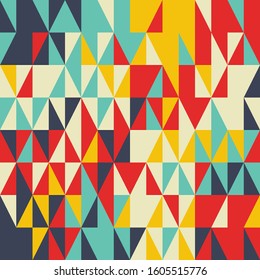 Geometric abstract vector simple elements made with a beautiful color palette. Geometrical pattern composition background, ready to use in web design, business card, invitation, poster, fashion print.