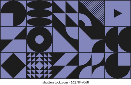 Geometric abstract vector simple elements made with a beautiful color palette. Geometrical pattern composition background, ready to use in web design, business card, invitation, poster, fashion print.