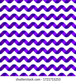 Geometric abstract wave background, seamless sea blue pattern for textile, fabric. Simple waves print