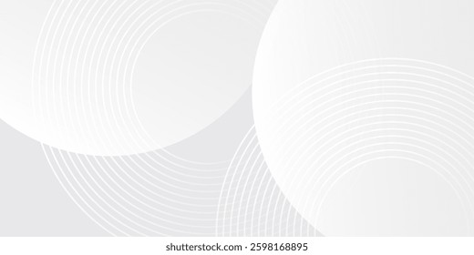 Geometric abstract white background overlap layer on bright space modern abstract