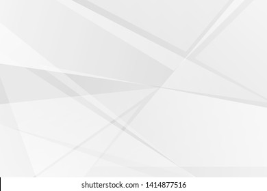 Geometric abstract white and grey on light silver background modern design. Vector illustration EPS 10.