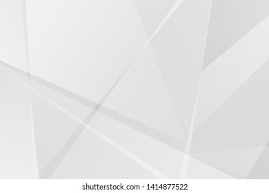 Geometric abstract white and grey on light silver background modern design. Vector illustration EPS 10.