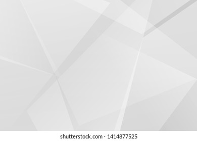 Geometric abstract white and grey on light silver background modern design. Vector illustration EPS 10.