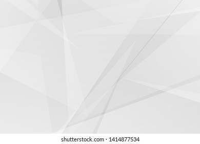 Geometric abstract white and grey on light silver background modern design. Vector illustration EPS 10.