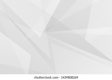 Geometric abstract white and grey on light silver background modern design. Vector illustration EPS 10.