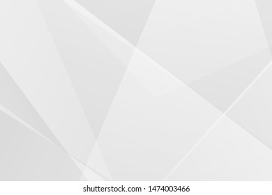 Geometric abstract white and grey on light silver background modern design. Vector illustration EPS 10.