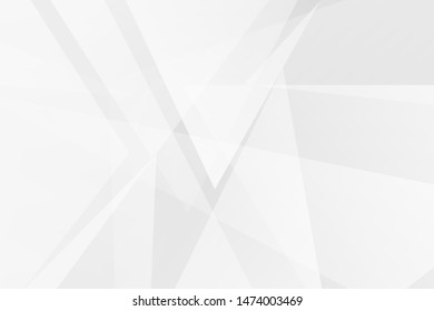 Geometric abstract white and grey on light silver background modern design. Vector illustration EPS 10.