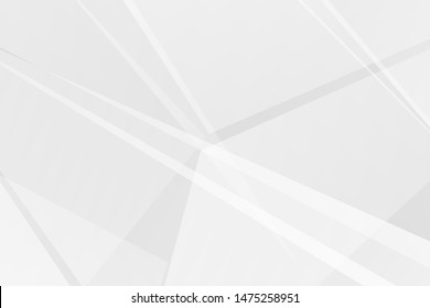 Geometric abstract white and grey on light silver background modern design. Vector illustration EPS 10.