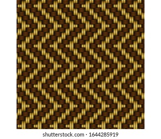 Geometric abstract Woven seamless pattern vector
