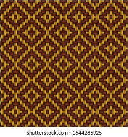 Geometric abstract Woven seamless pattern vector