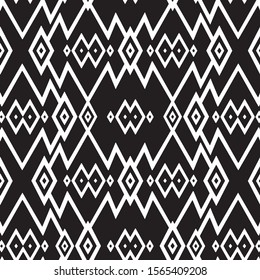 geometric abstract zigzag style seamless pattern