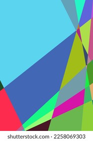 Geometric abstraction generative art background art illustration