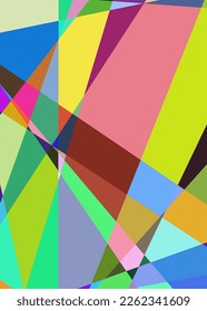 Geometric abstraction generative art background art illustration