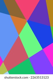 Resumen geométrico de la abstracción arte generativo ilustración de fondo
