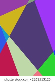 Geometric abstraction generative art background art illustration