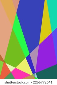 Geometric abstraction generative art background art illustration