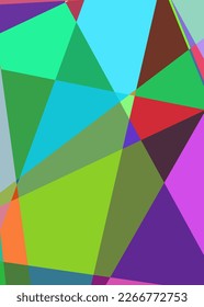 Resumen geométrico de la abstracción arte generativo ilustración de fondo
