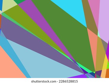 Resumen geométrico de la abstracción arte generativo ilustración de fondo