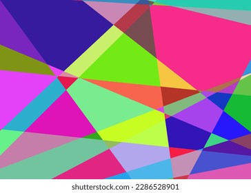 Resumen geométrico de la abstracción arte generativo ilustración de fondo