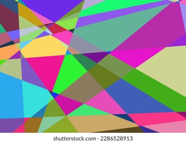 Geometric abstraction generative art background art illustration